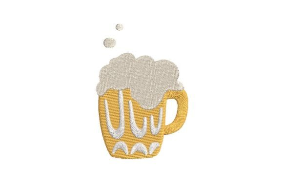 Whimsical Frothy Beer Mug Embroidery Review